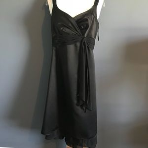 Black Satin Dress